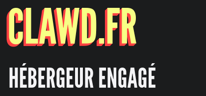 CLAWD.FR - Hébergeur engagé